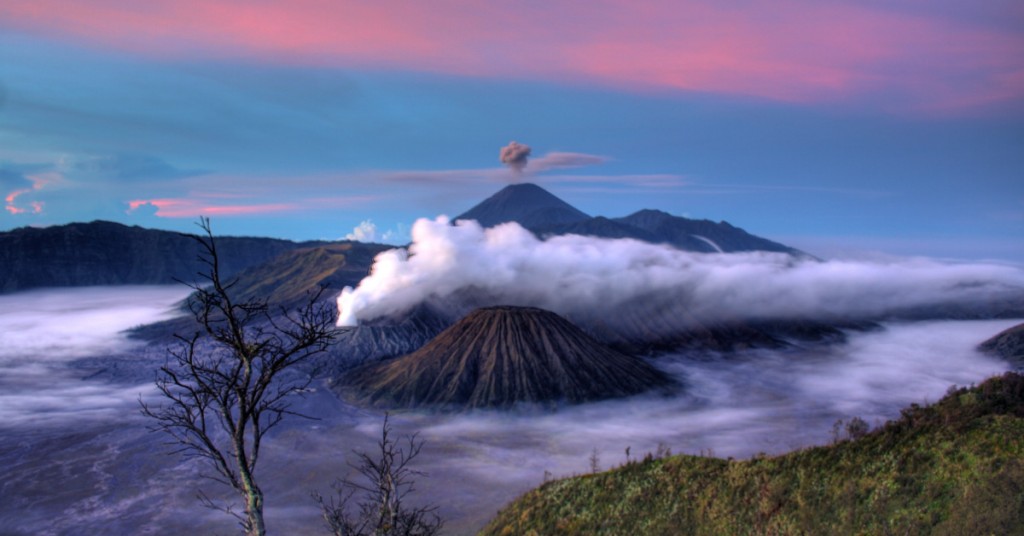Mount Bromo Volcano in Java, Indonesia