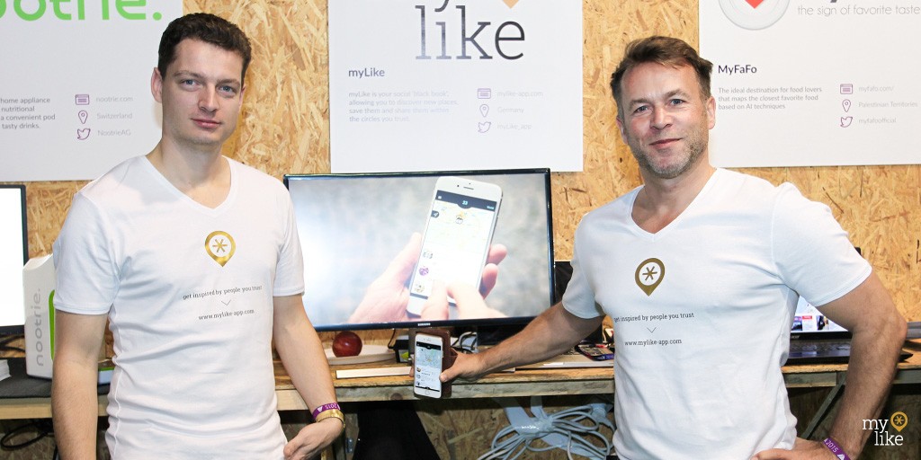 myLike booth at Web Summit 2015