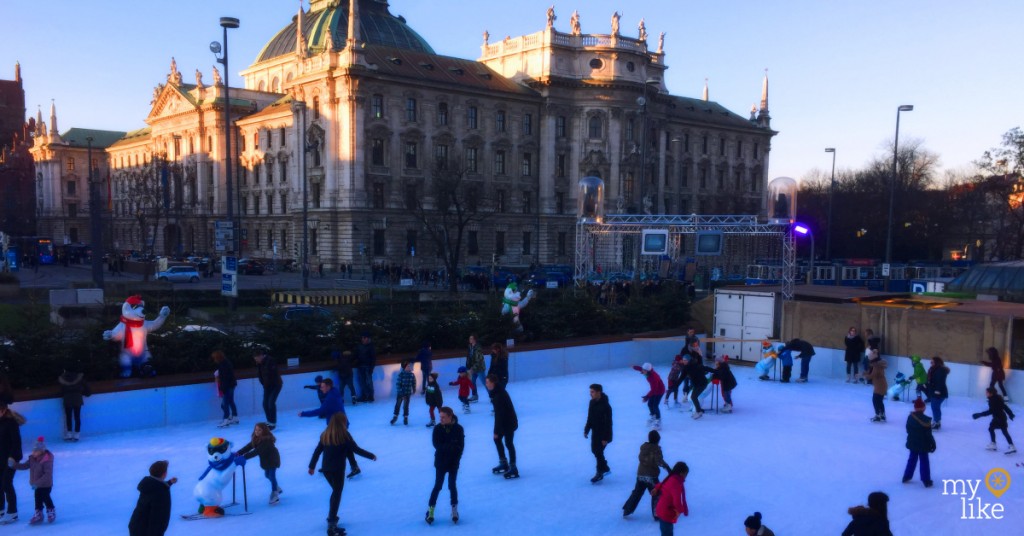 myLike - Ice Skating Munich - Stachus Square